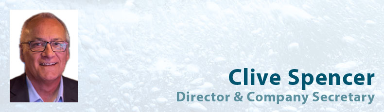 Clive Spencer, Director and Company Secretary - ESCA